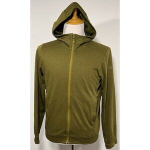 Arcteryx Dallen Tech Fleece Hoodie Men's Size small Green Full Zip Hiking good